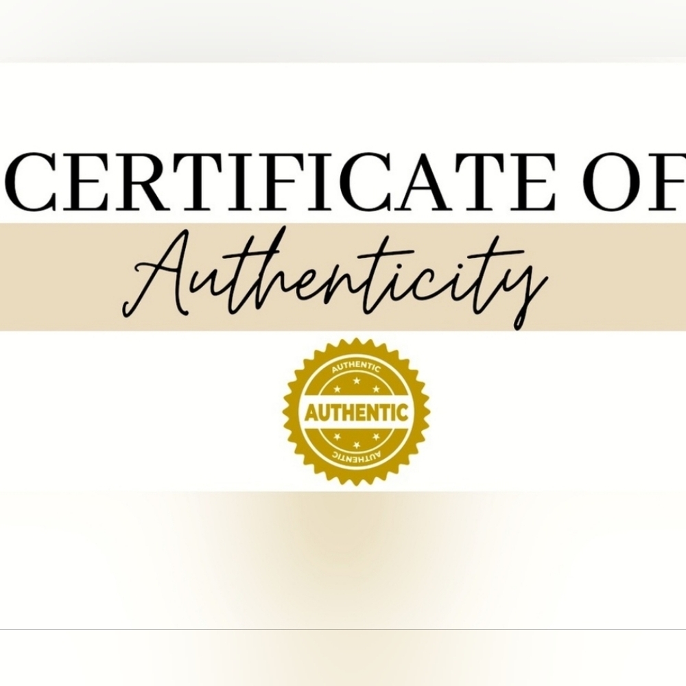 Certificate of Authentication
